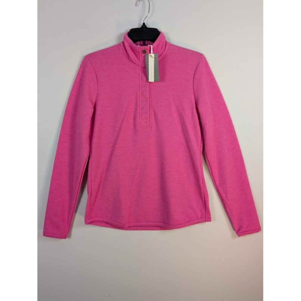 NEW Fairway & Greene Kate Old School Sweatshirt Womens S Hot Pink French Terry